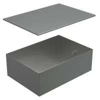 Коробка металлическая с крышкой для заливки в пол BOX/6-8 (70161): Коробка металлическая с крышкой для заливки в пол 249,6х167,6х75мм, для люков 70062, 70082