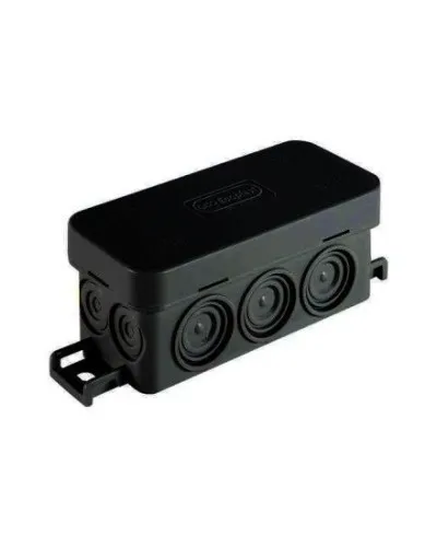 Коробка JBL090 90х42х40, 10 вых., IP55, черная (44055BL-1). Коробка монтажная. Экопласт в Перми