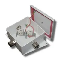 КМ-О (4к*6,0)-IP66-120х120, шесть вводов: Коробка монтажная огнестойкая