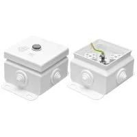 КМ-О (8к)-IP55 0808, 4 ввода. Коробка монтажная огнестойкая. Гефест