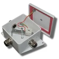 КМ-О (2к*6,0)-IP66-120х120, семь вводов: Коробка монтажная огнестойкая