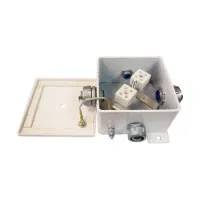 КМ-О (4к)-IP66-100х100, три ввода. Коробка монтажная огнестойкая. Гефест