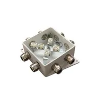 КМ-О (10к)-IP66-120х120, шесть вводов: Коробка монтажная огнестойкая
