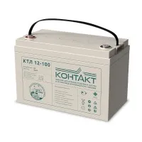 Контакт КТЛ 12-100. Аккумулятор герметичный свинцово-кислотный. Контакт