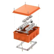 Коробка огнестойкая 200х150х75 для о/п (40-0320-FR6.0-4-18-Р). Коробка огнестойкая для открытой установки. Промрукав