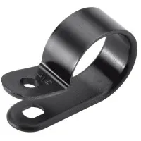 Серьга для кабеля D5 (черная). Клипса. Спецприбор