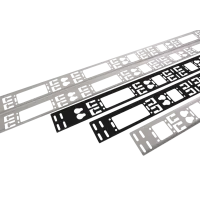 ВКО-М-24.150-9005. Вертикальный кабельный органайзер. ЦМО